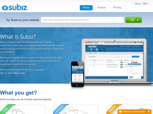 Subiz live chat