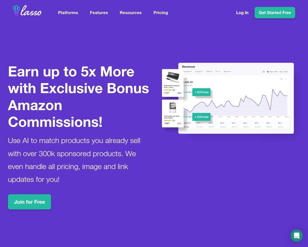 Affiliate+ From Lasso