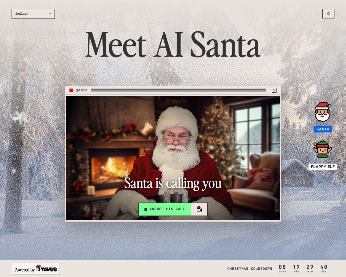 AI Santa by Tavus