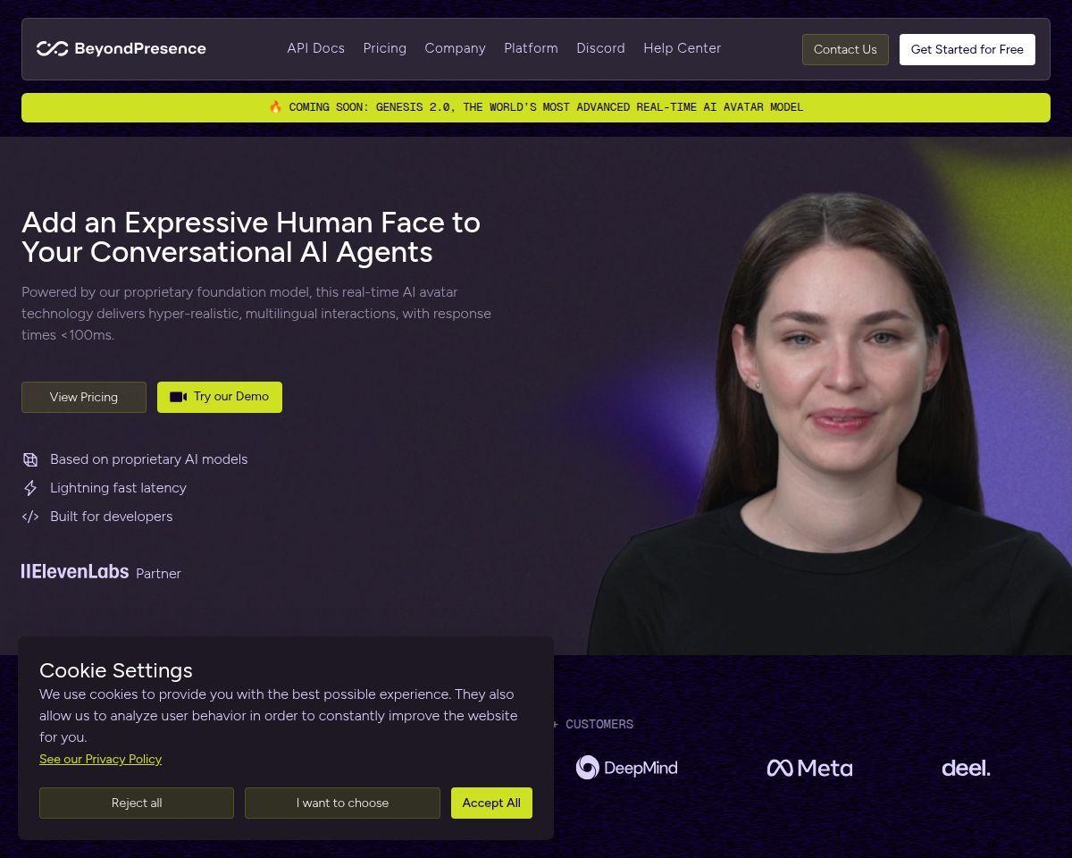 Beyond Presence: Video Agent Platform