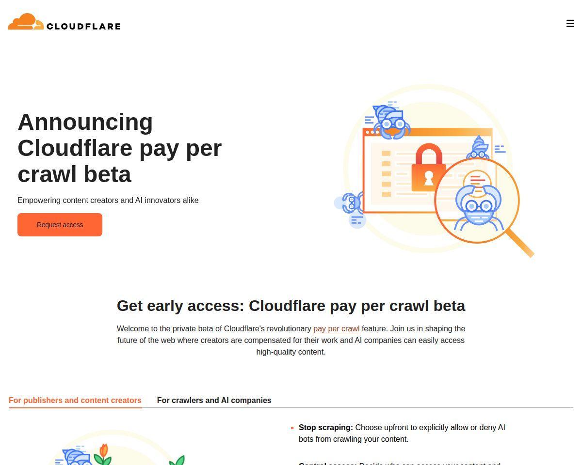 Cloudflare Pay Per Crawl