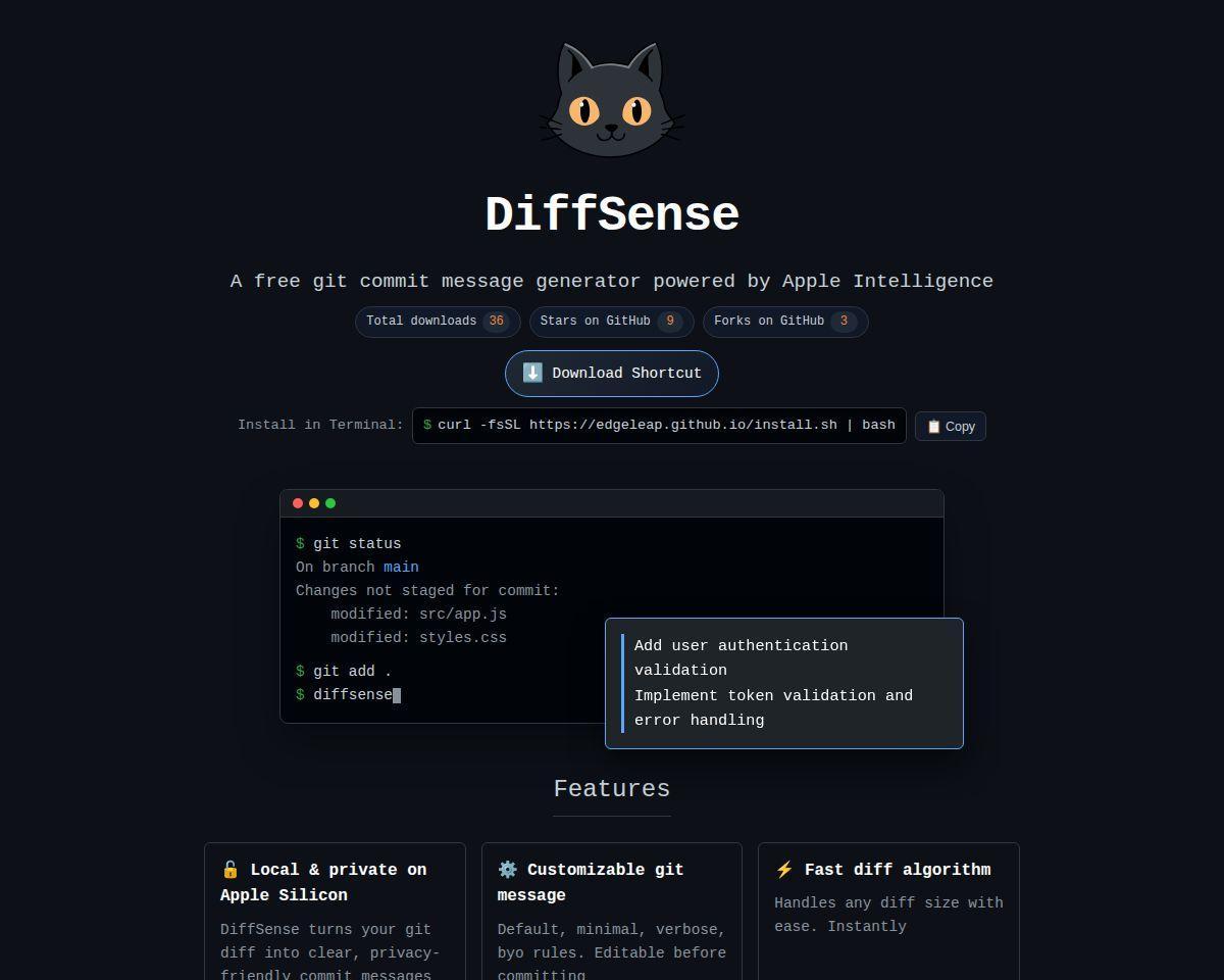 DiffSense Screenshot
