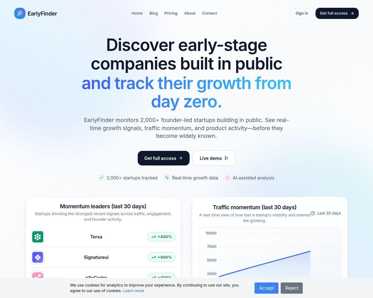EarlyFinder