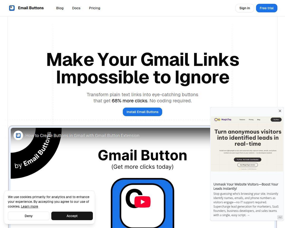 Email Buttons