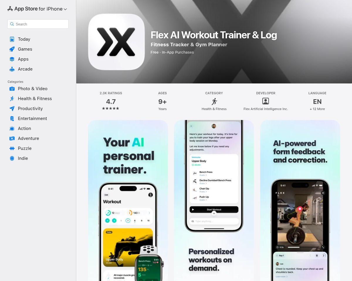 Flex AI: Your AI Personal Trainer
