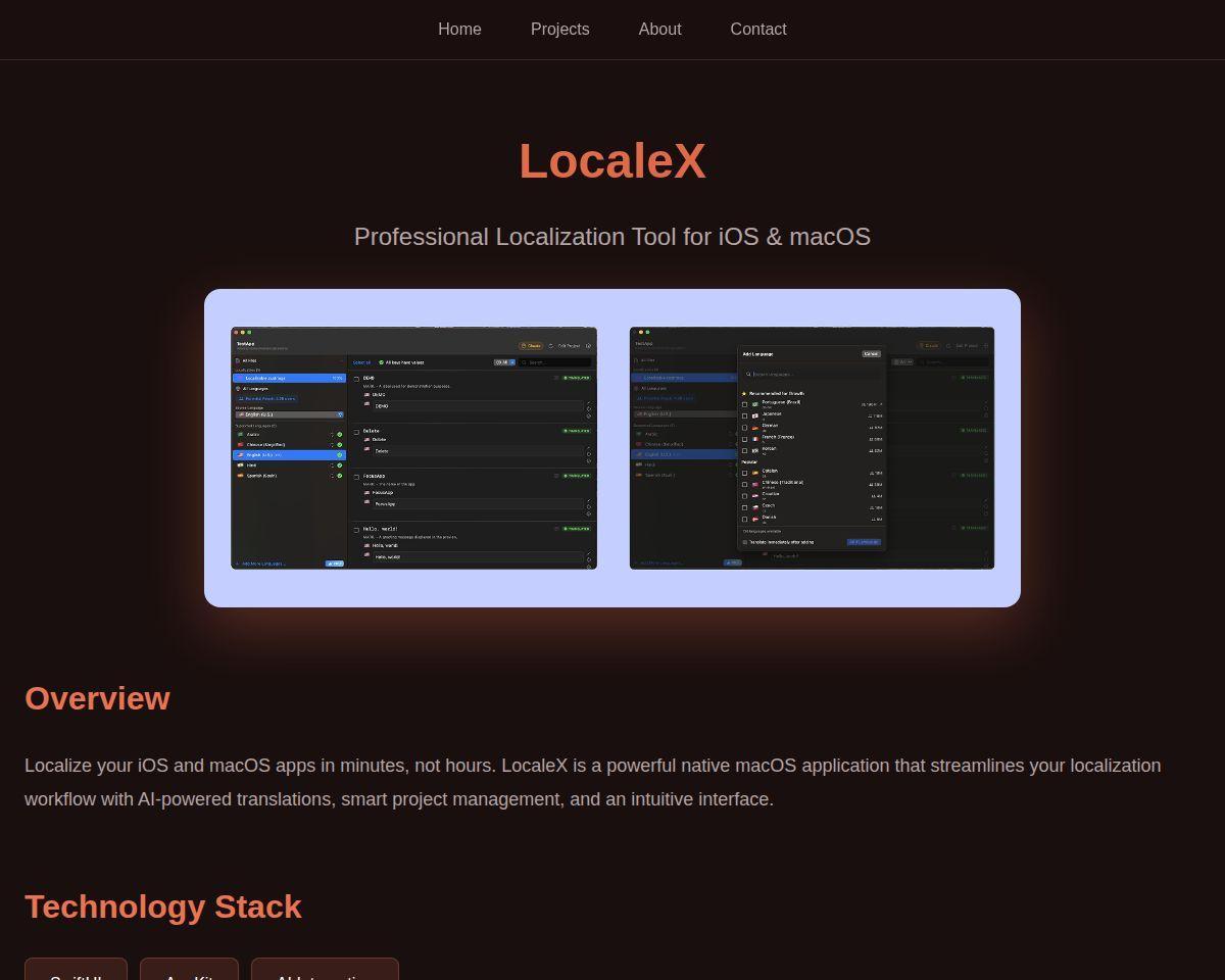 LocaleX