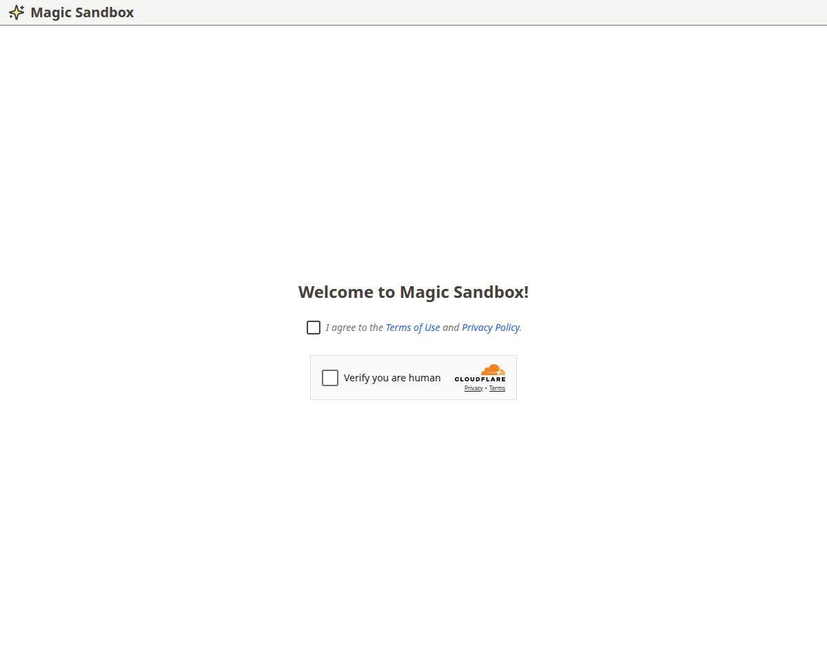 Magic Sandbox