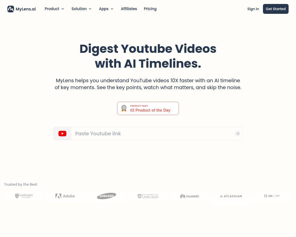 MyLens for Youtube