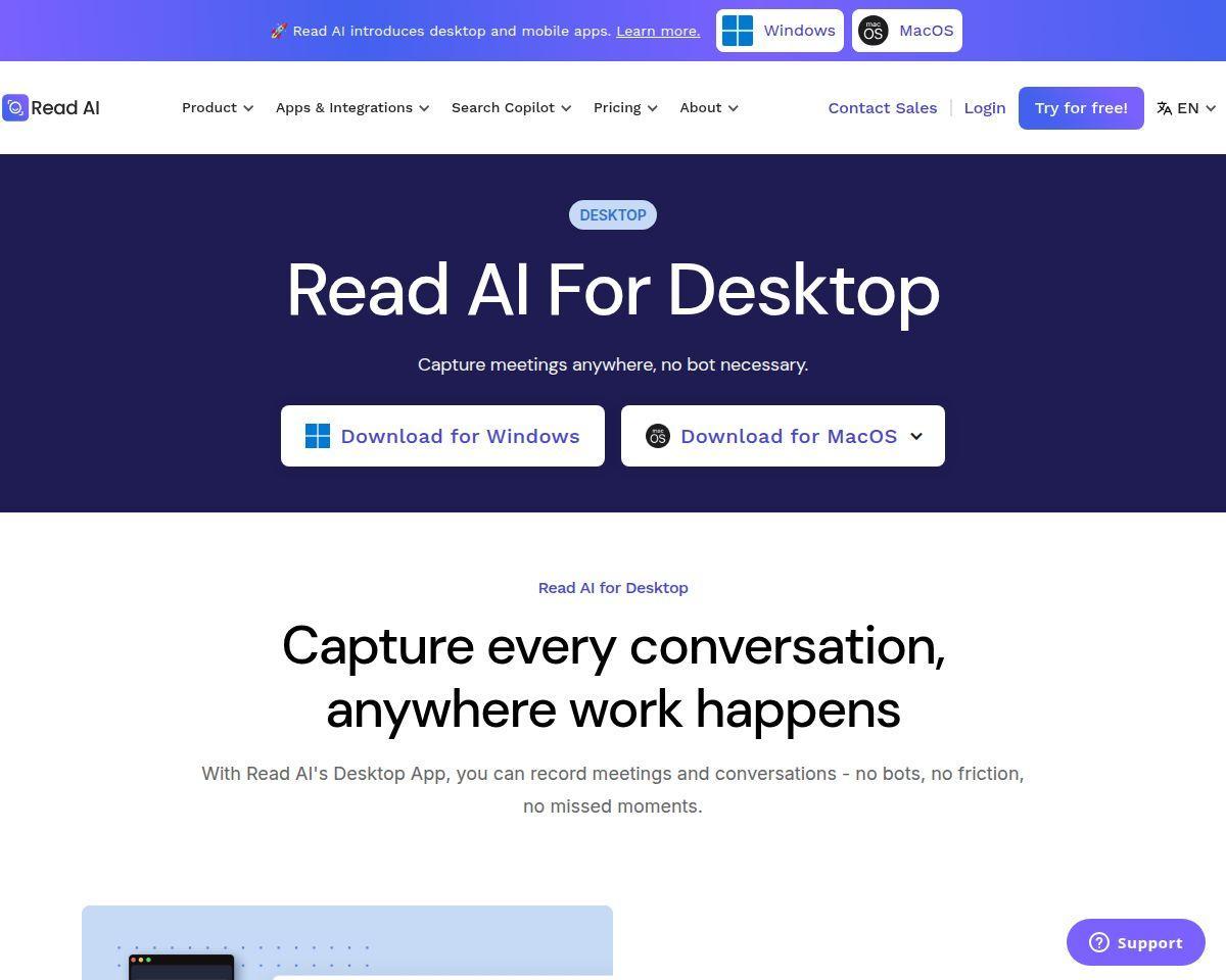 Read AI for Desktop