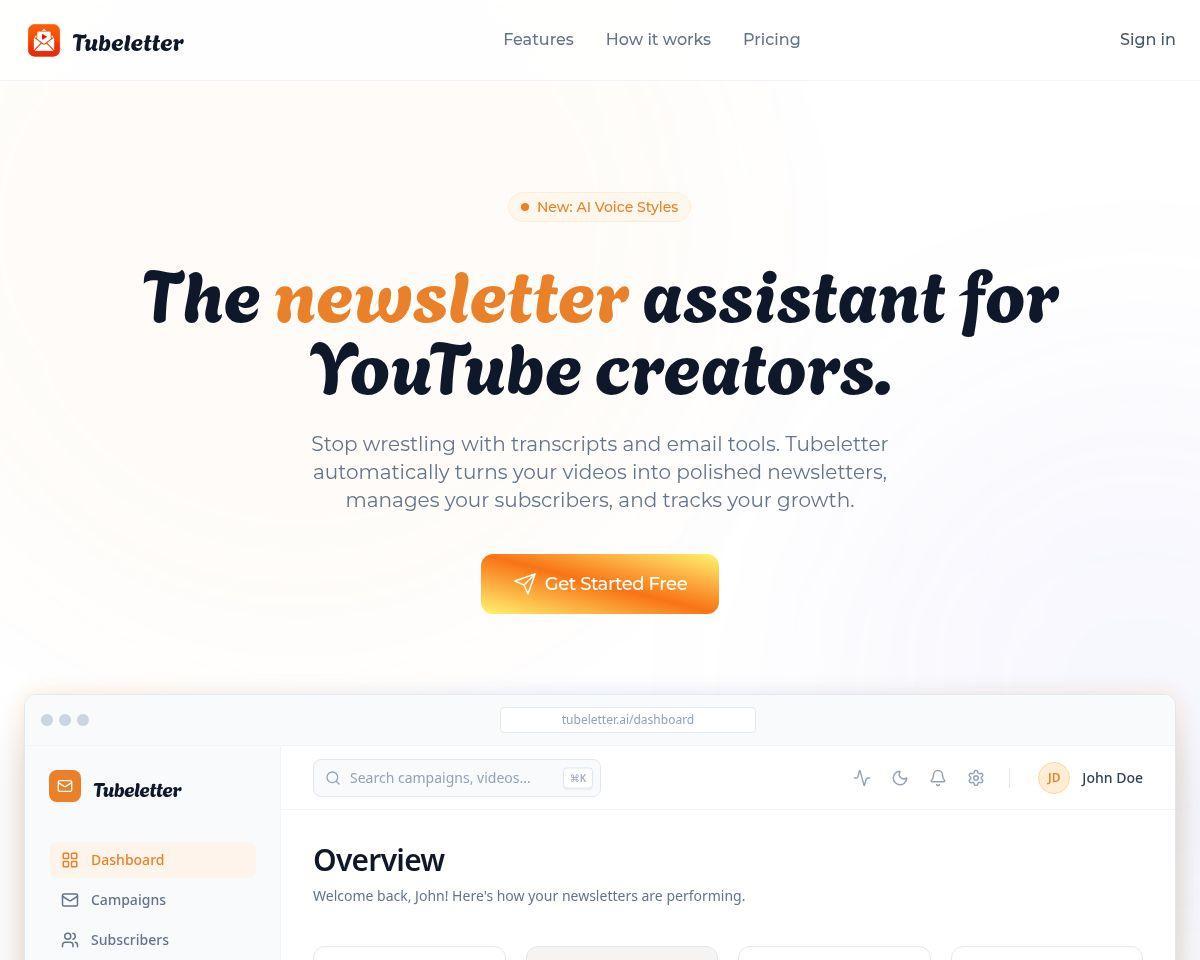 Tubeletter