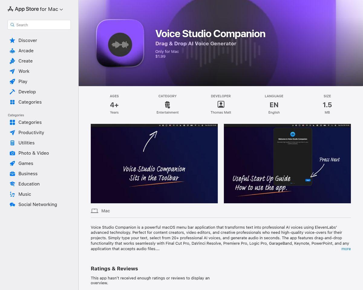 Voice Studio Companion