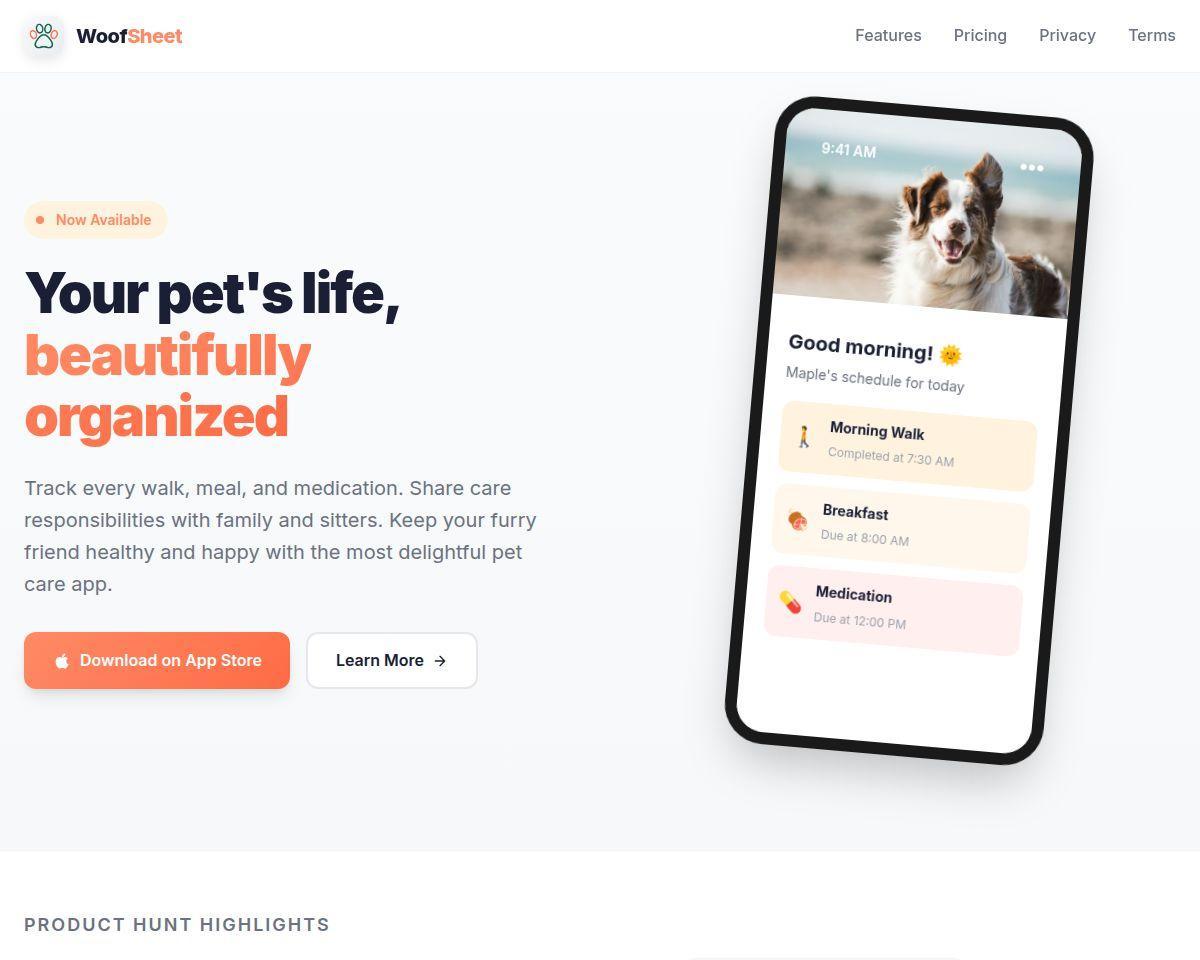 WoofSheet