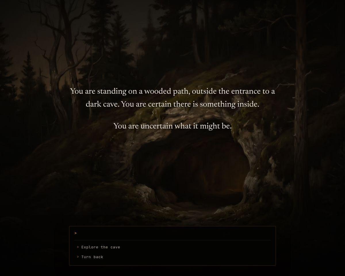 A Cave in the Woods