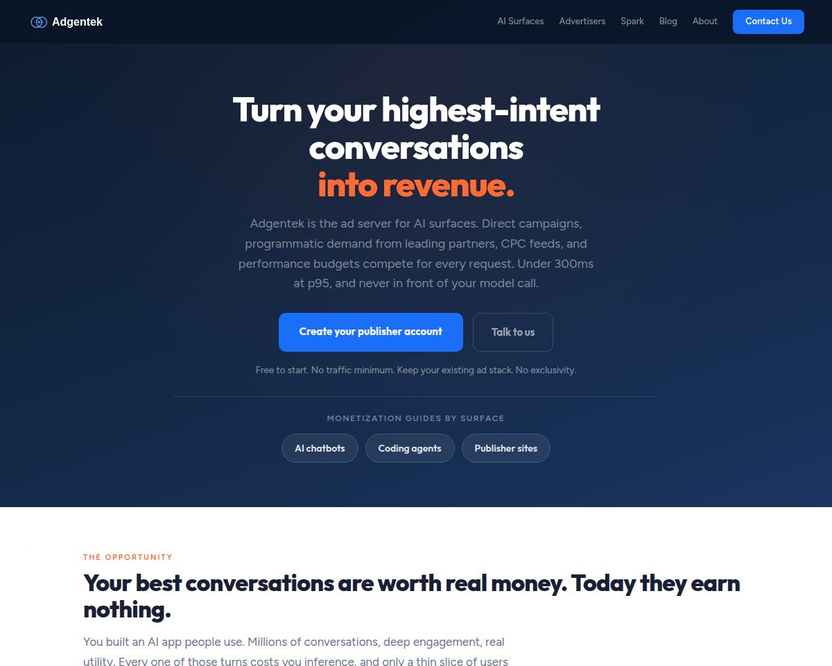 https://adgentek.ai/publishers/?utm_source=launchingnext&utm_medium=listing&utm_campaign=directory