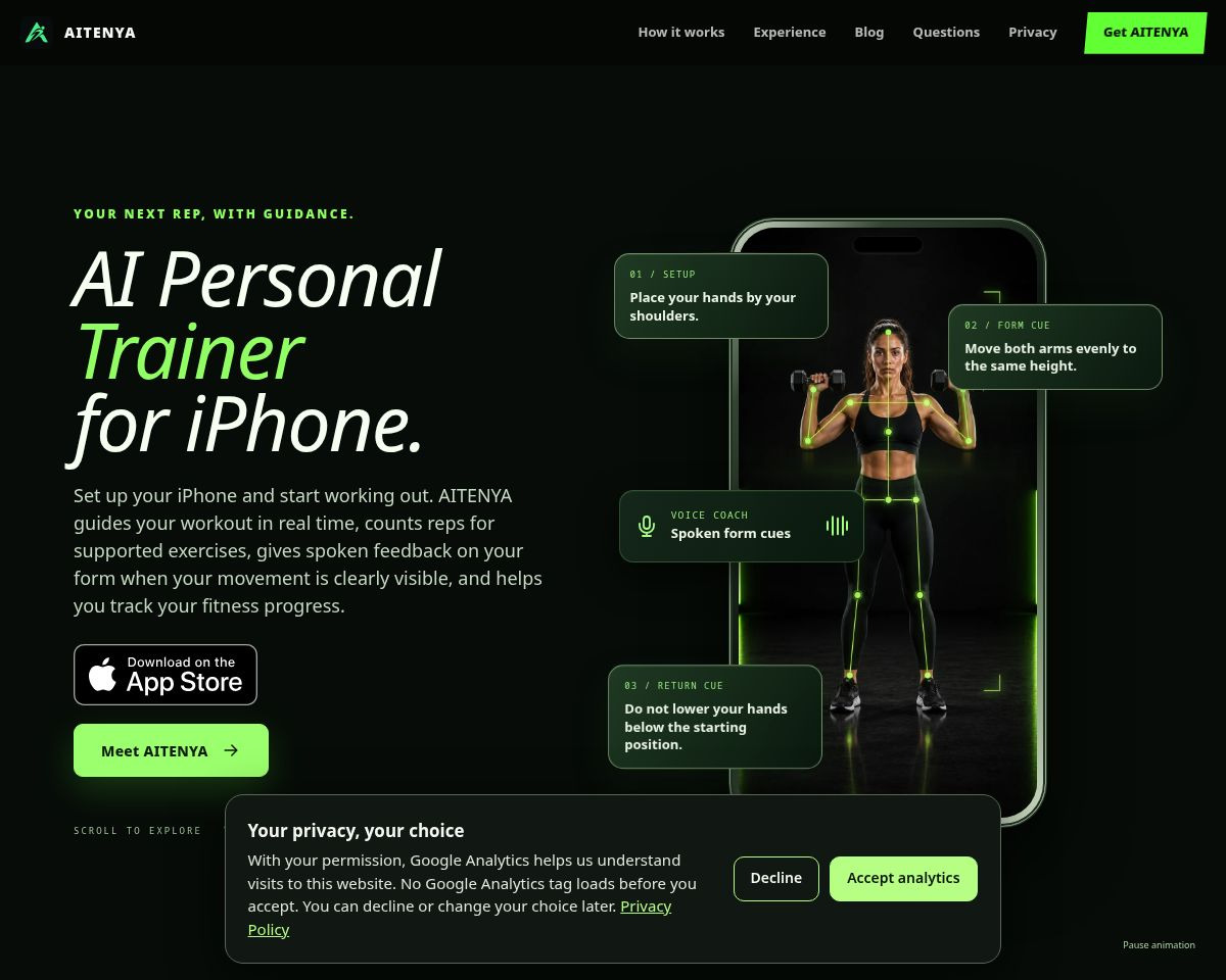AITENYA: AI Personal Trainer
