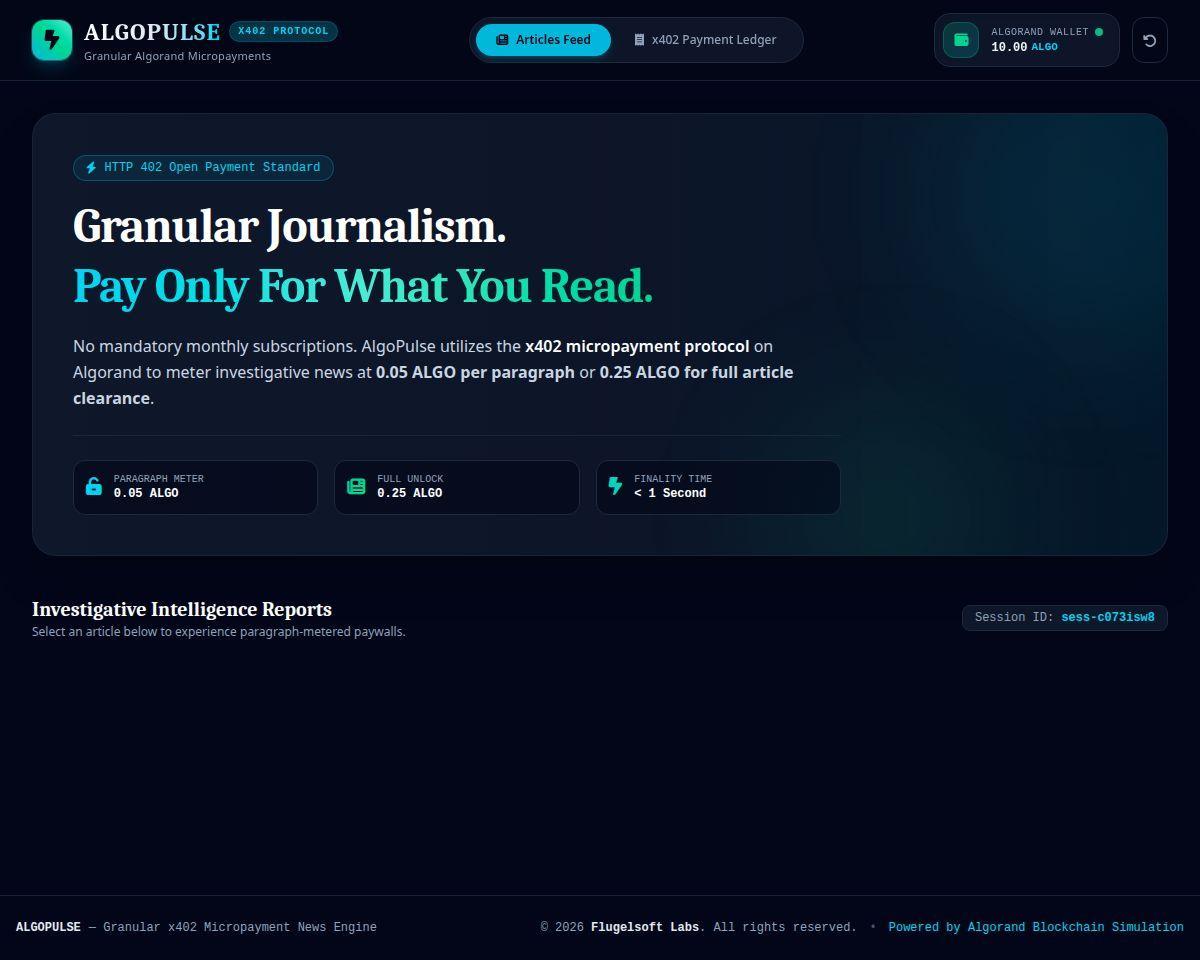 https://algopulse.flugelsoft.com/