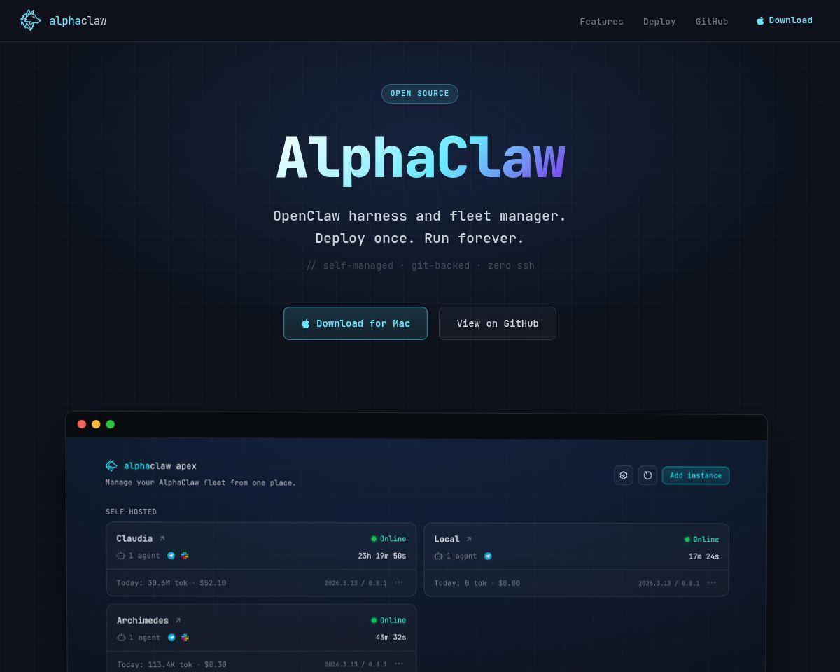 AlphaClaw Apex
