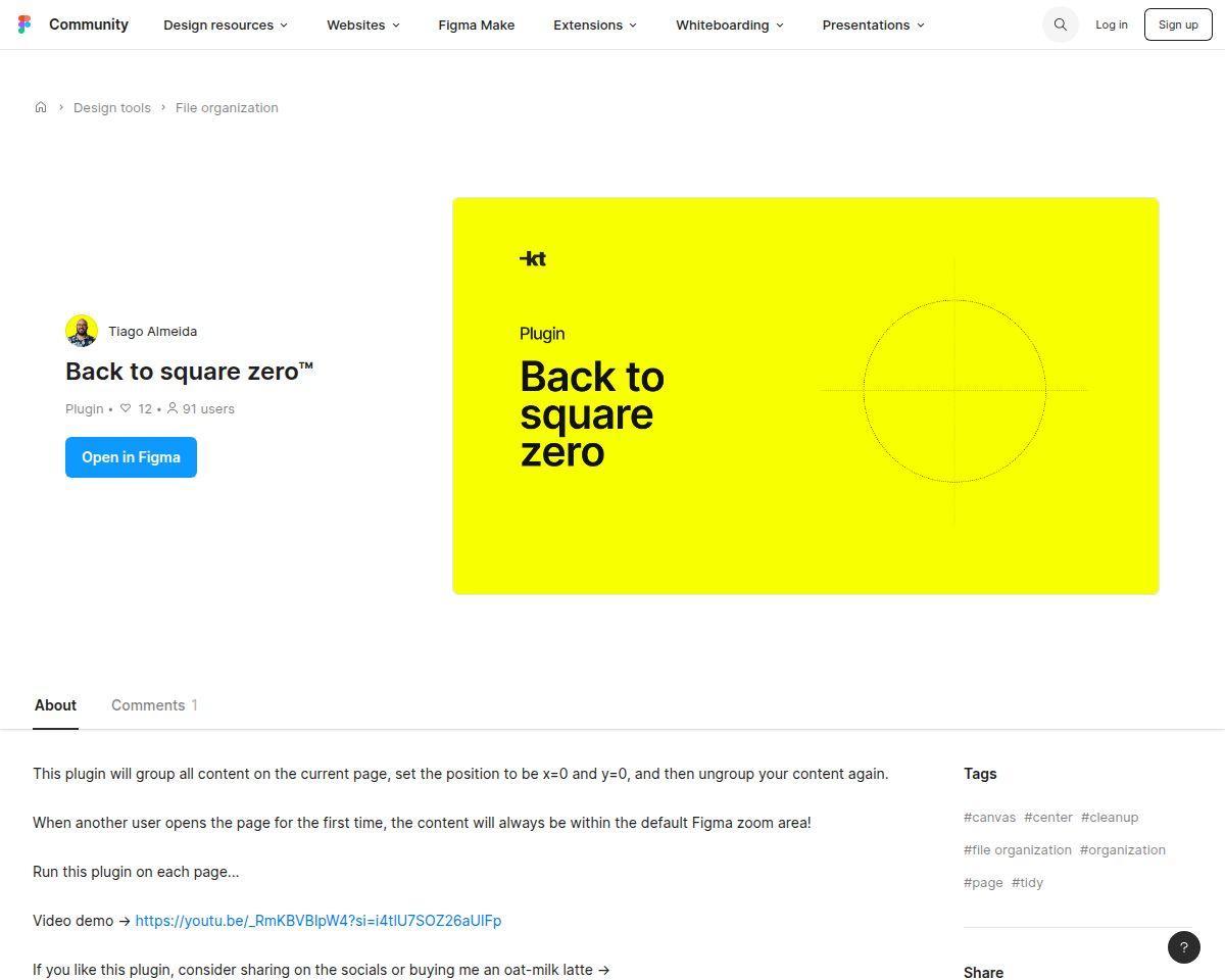 Back to square zero™ Figma plugin