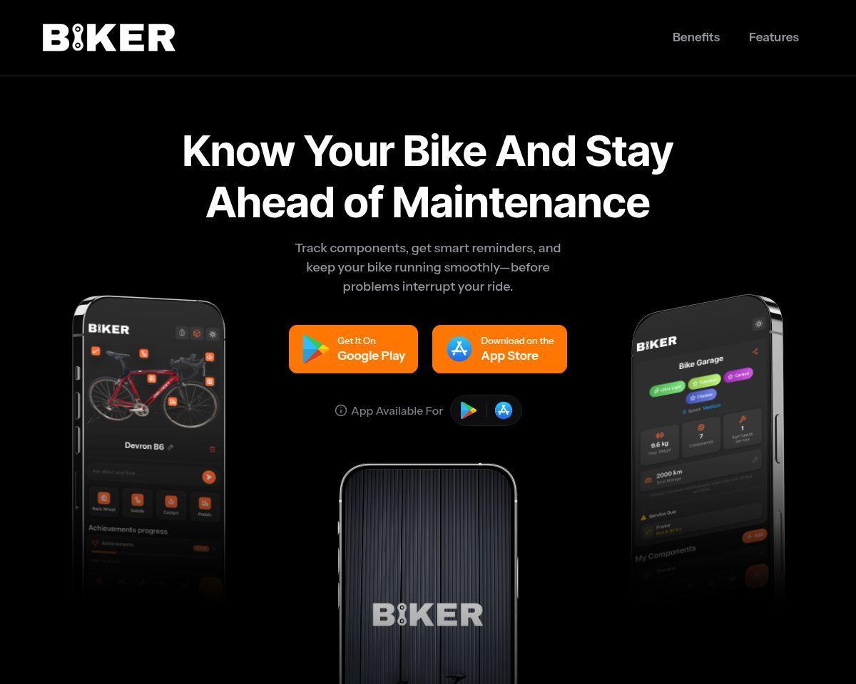 Biker 2.0: Bicycle track & maintain