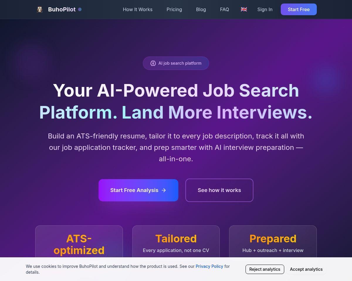 BuhoPilot Screenshot