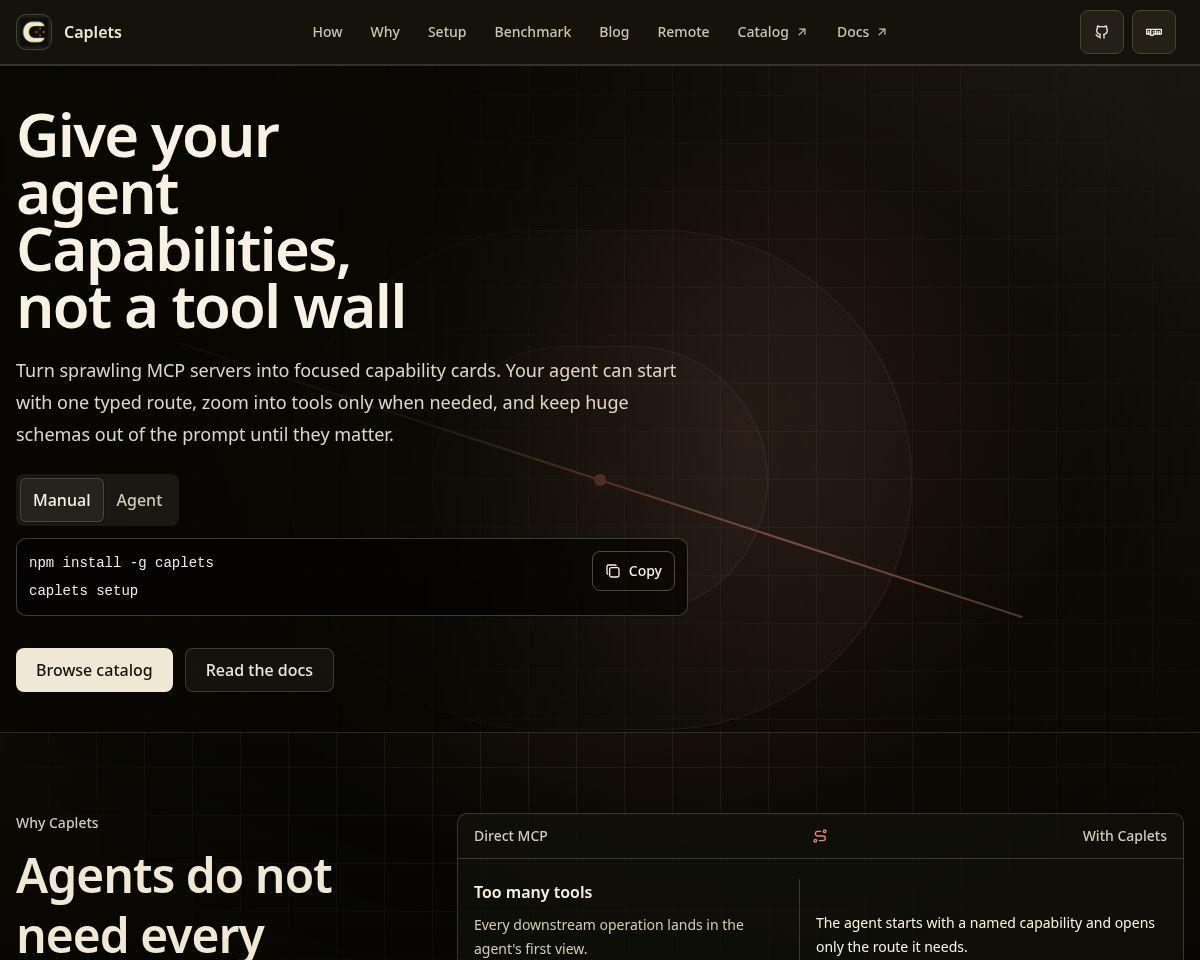 https://caplets.dev/