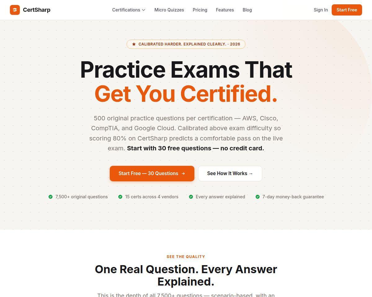 https://www.certsharp.com/