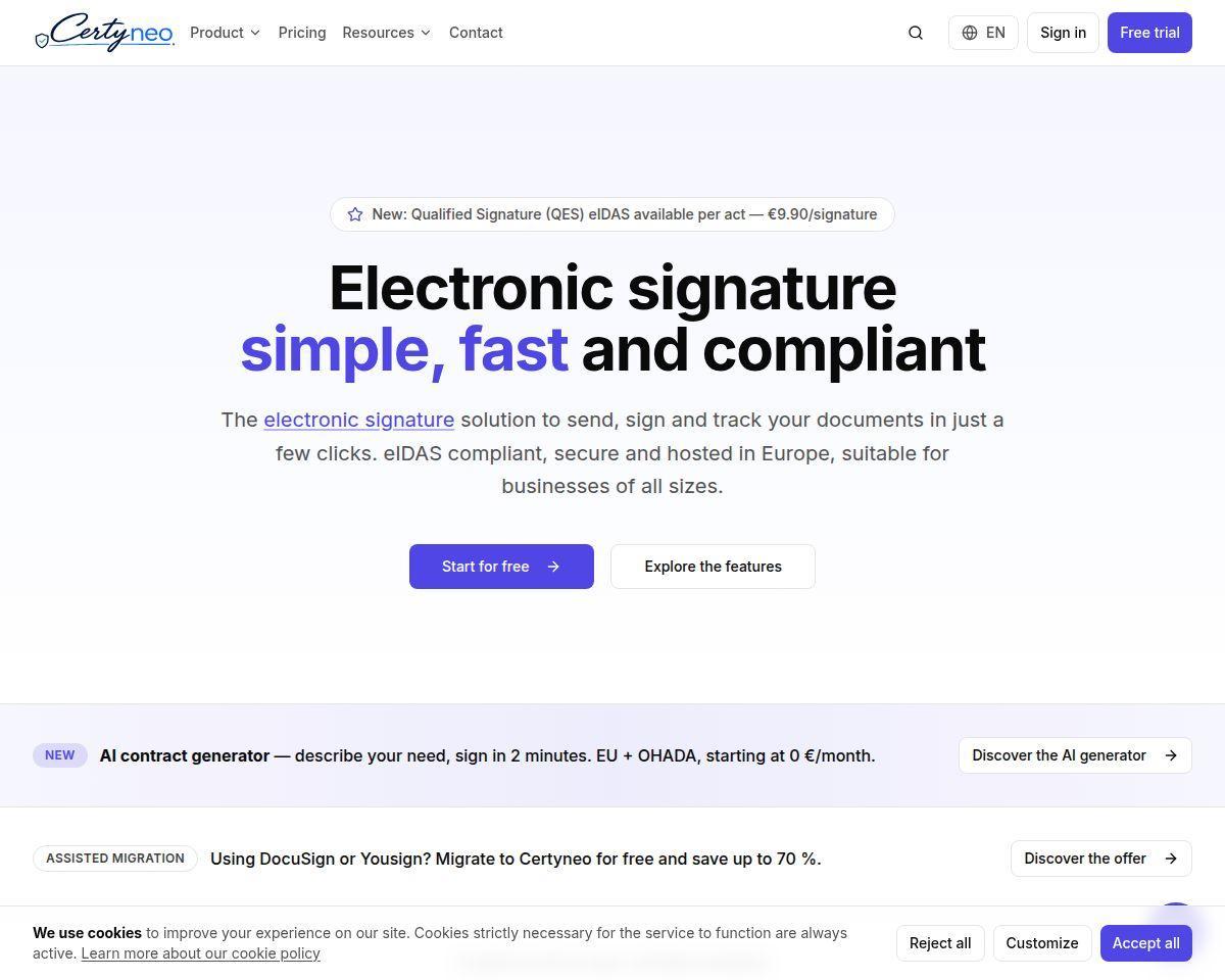 Certyneo Screenshot
