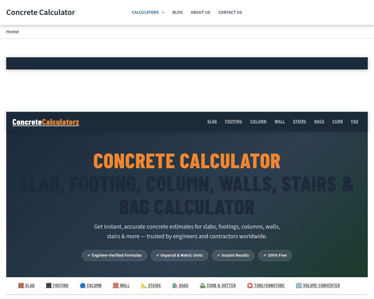 https://concretecalculatorz.com/