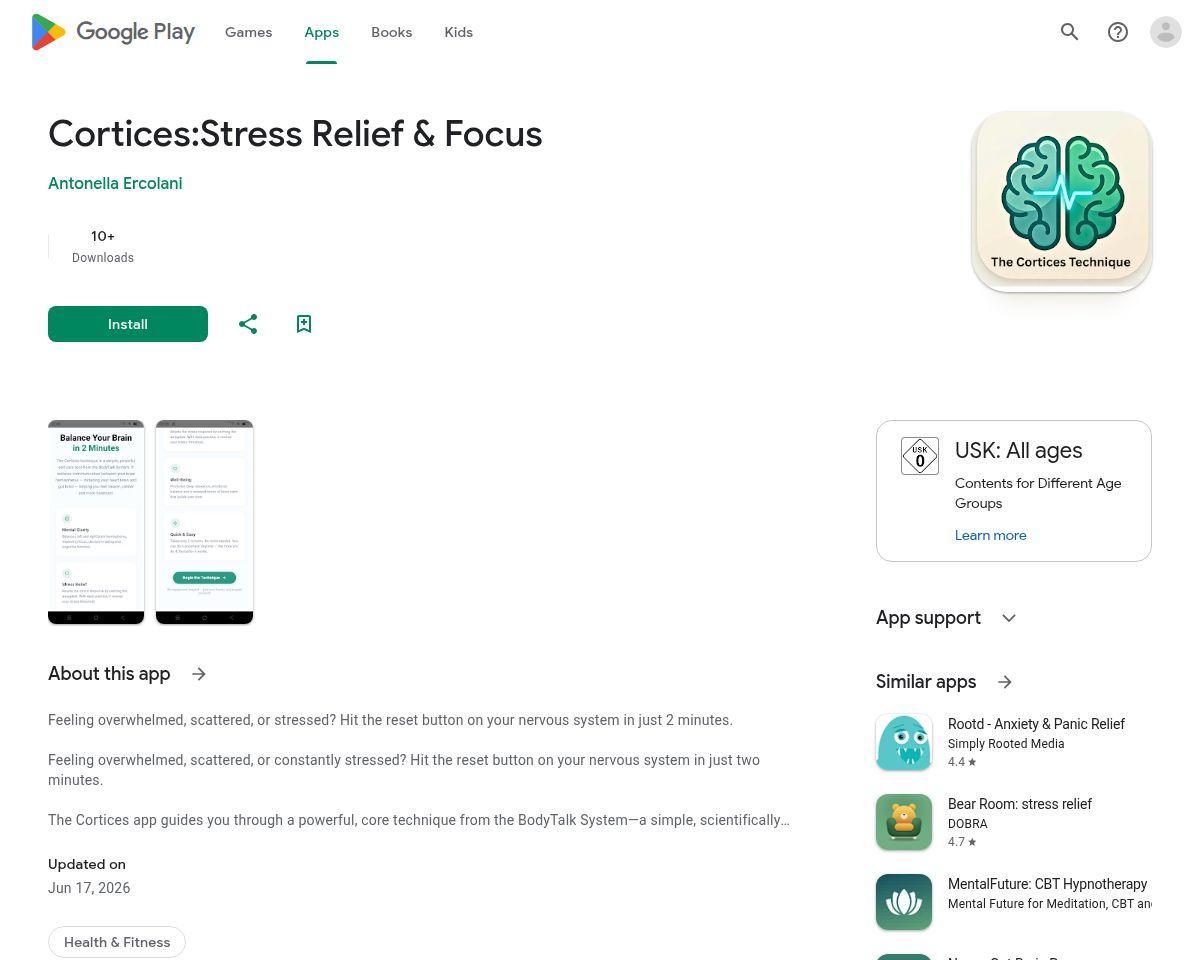 Cortices:Stress Relief & Focus