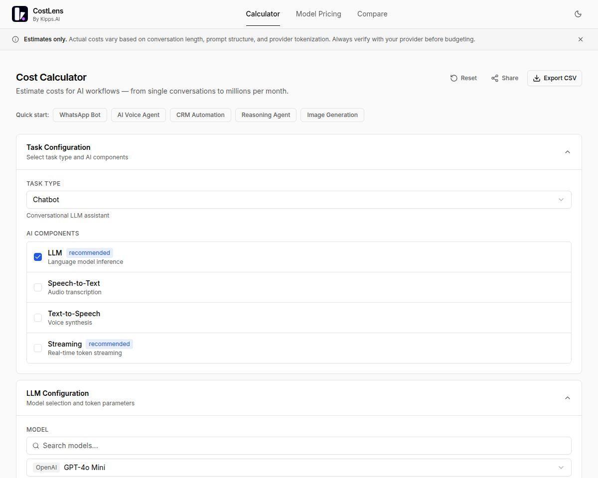 CostLens: Open Source