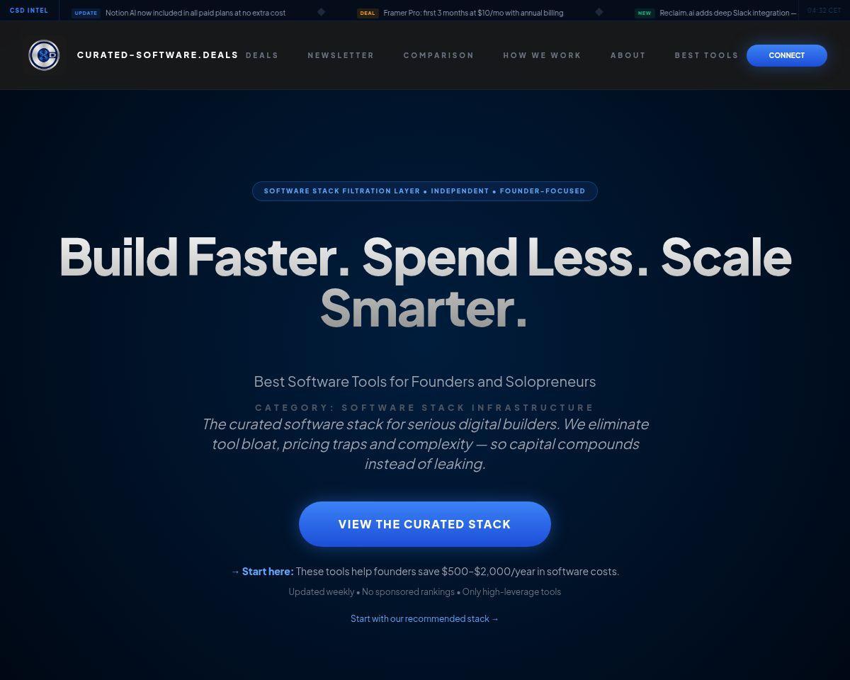Curated Software Deals