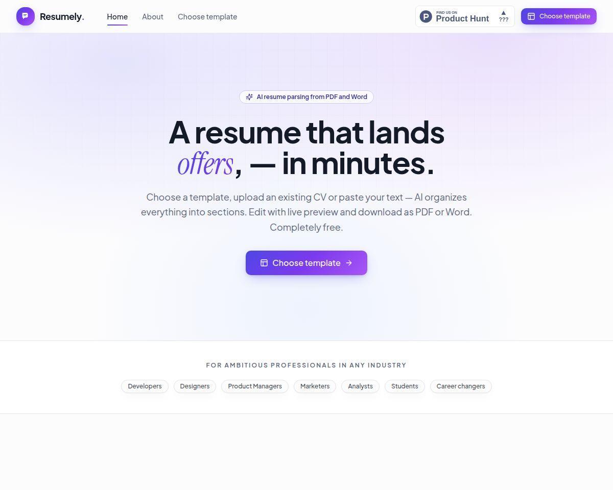 CV Builder