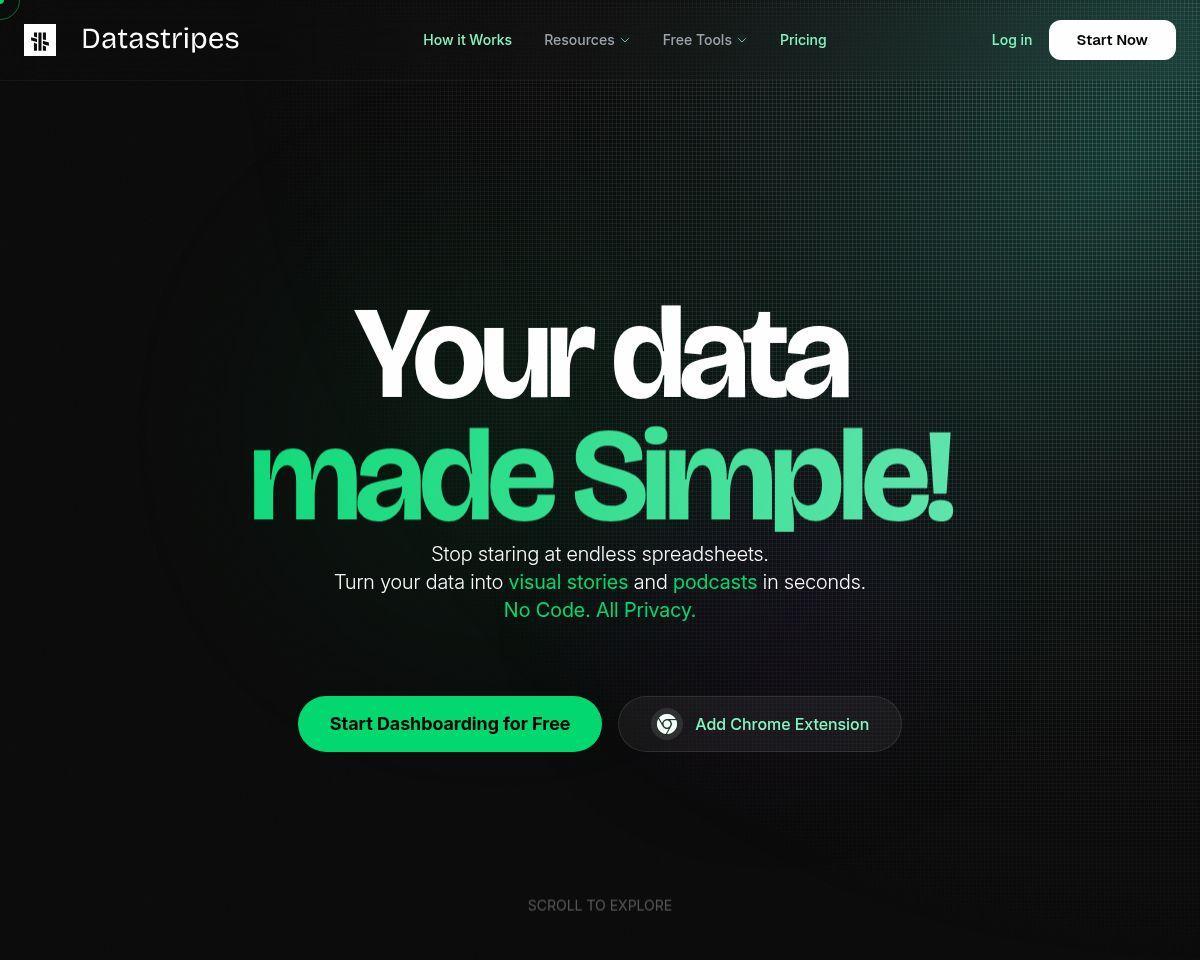 Datastripes Lens