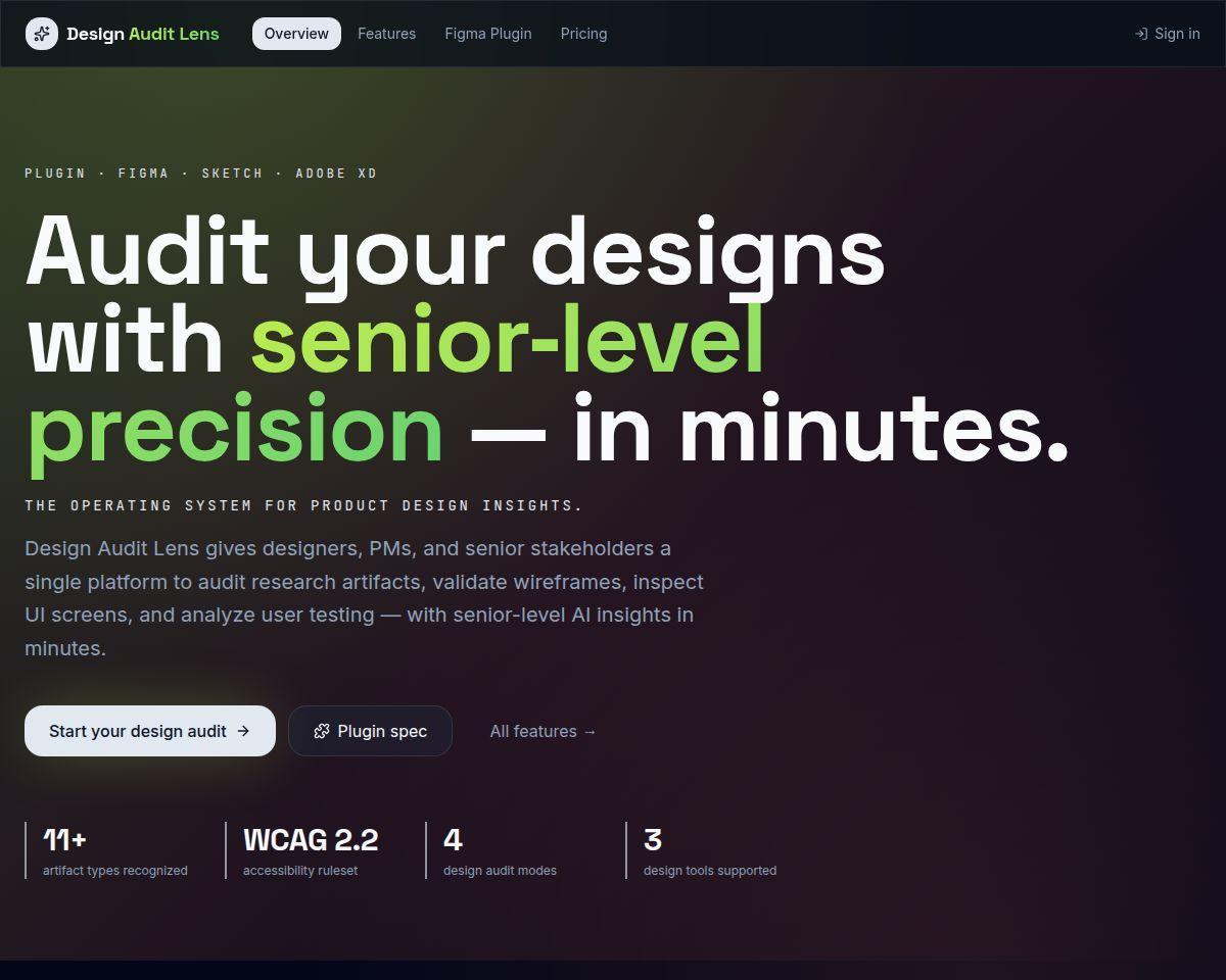 Design Audit Lens