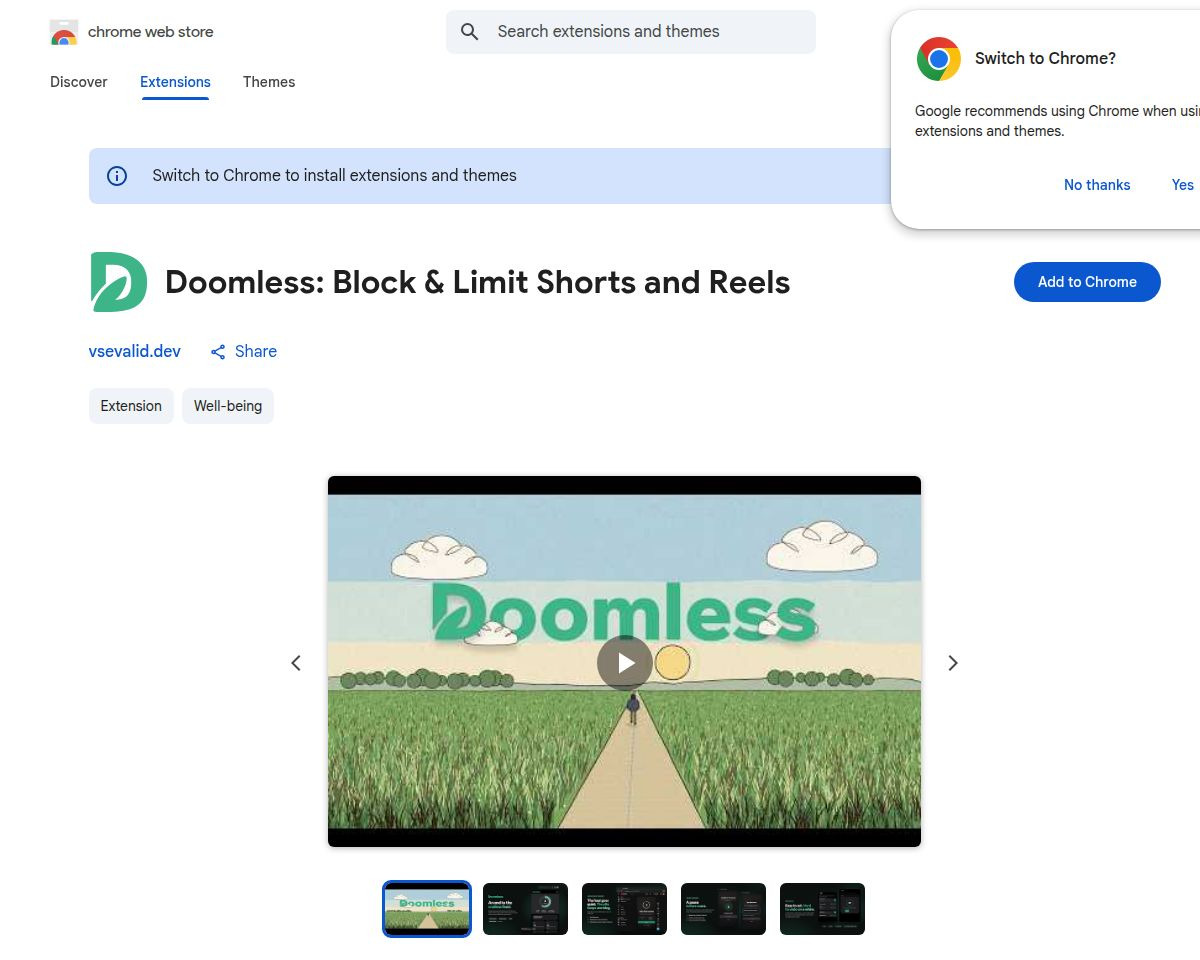 https://chromewebstore.google.com/detail/doomless-block-limit-shor/kgjamfofdhiccoabekfgfcinjnmlppcp