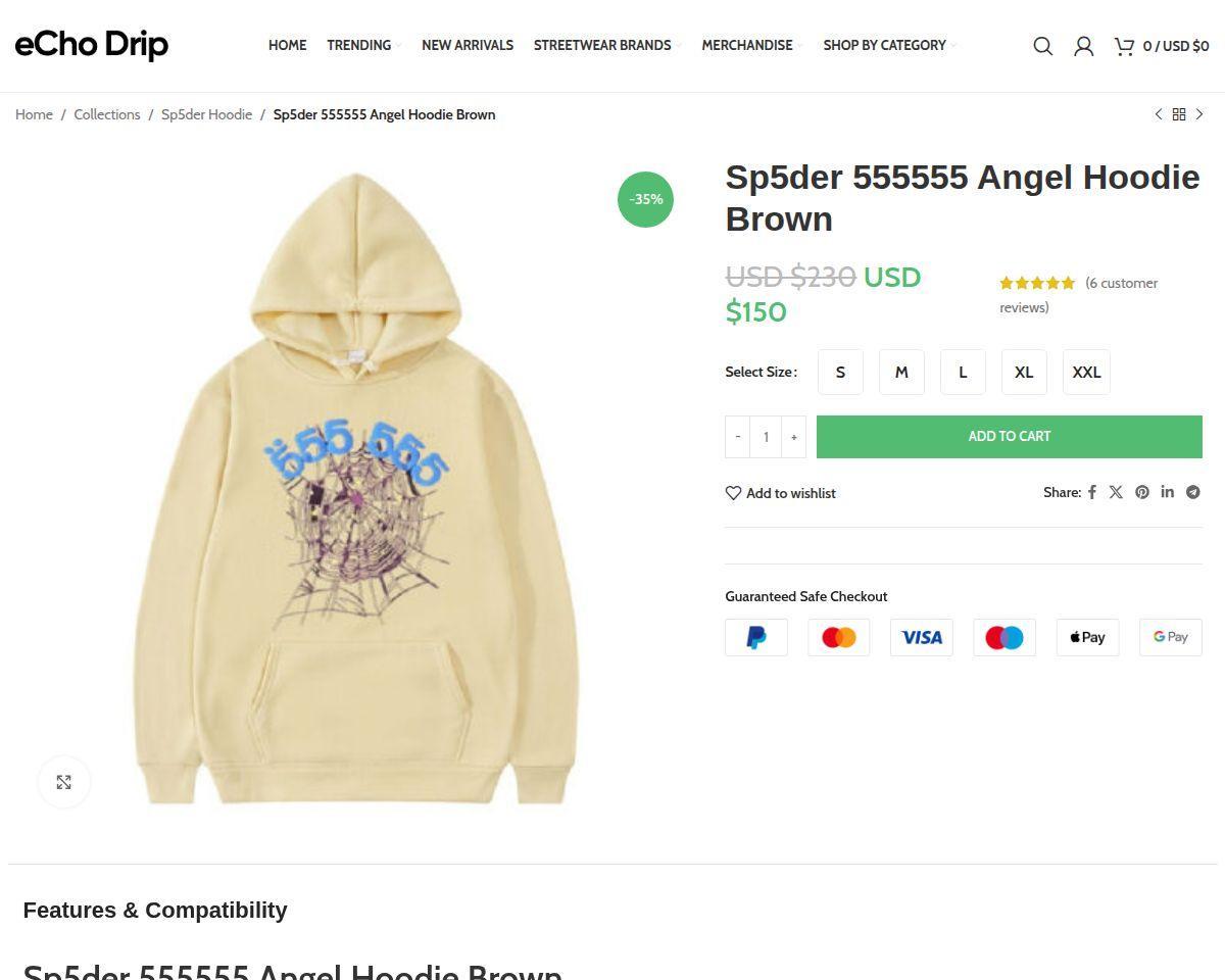 https://echodrip.com/products/sp5der-555555-angel-hoodie-brown/