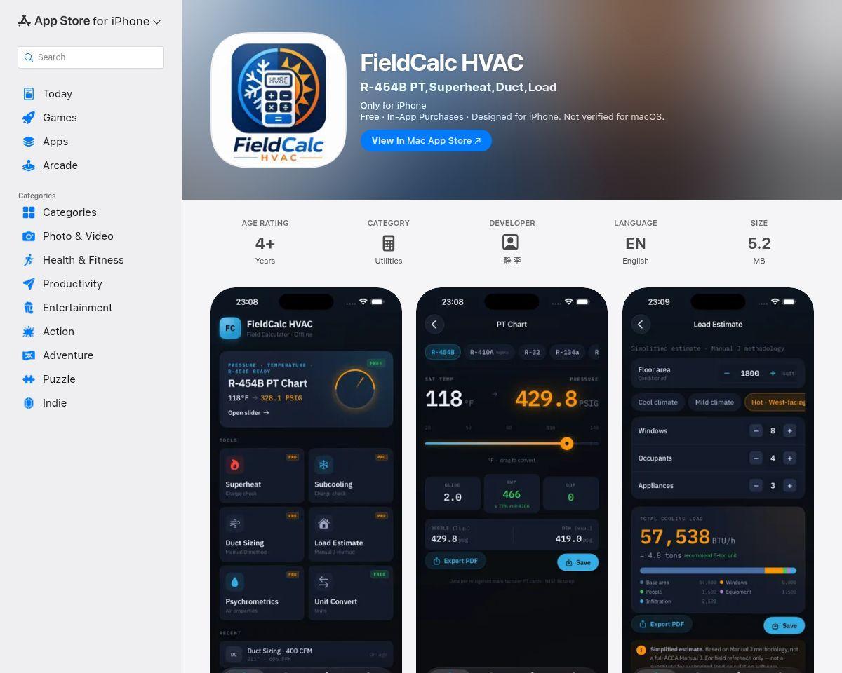 https://apps.apple.com/us/app/fieldcalc-hvac/id6784082740?at=1000l6eA