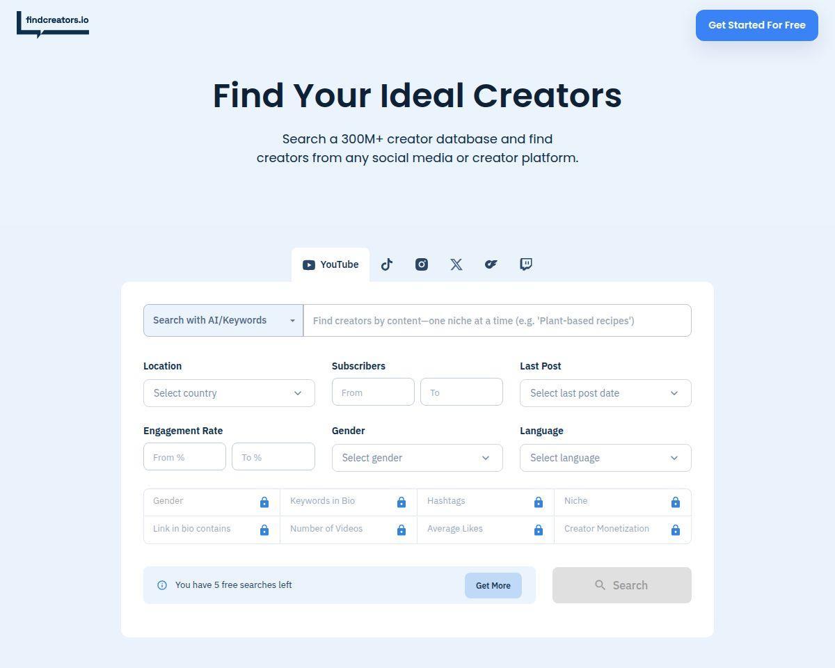 FindCreators.io