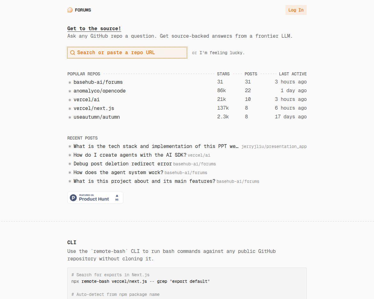 Forums