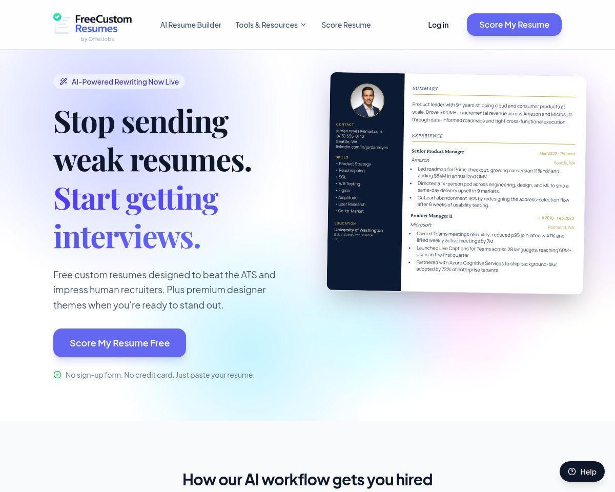 FreeCustomResumes.com
