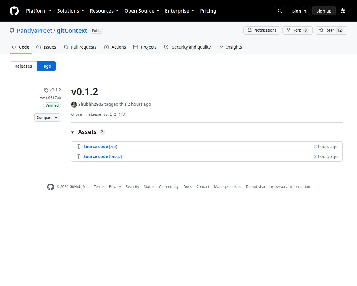 https://github.com/PandyaPreet/gitContext/releases/tag/v0.1.2