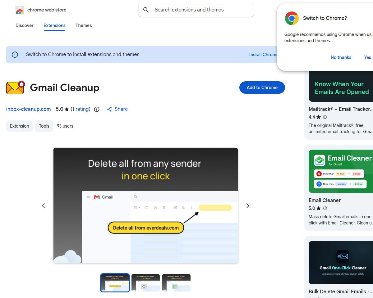 Gmail Cleanup