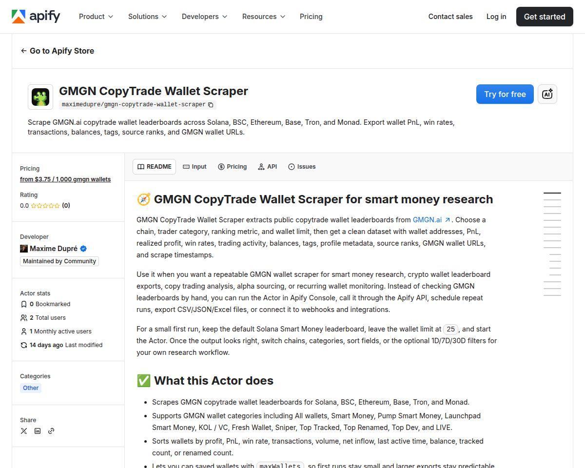 https://apify.com/maximedupre/gmgn-copytrade-wallet-scraper