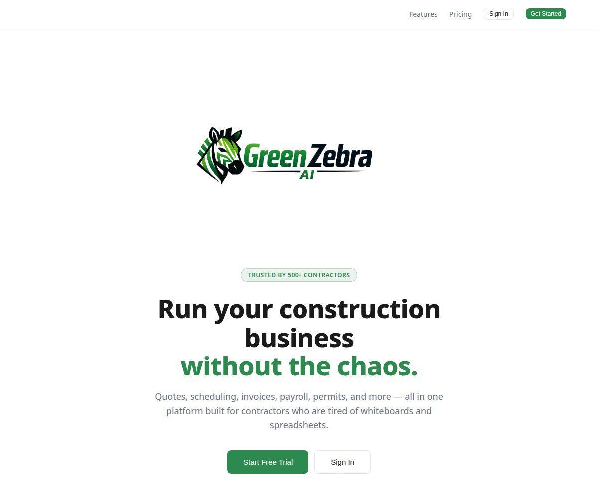 Greenzebra AI