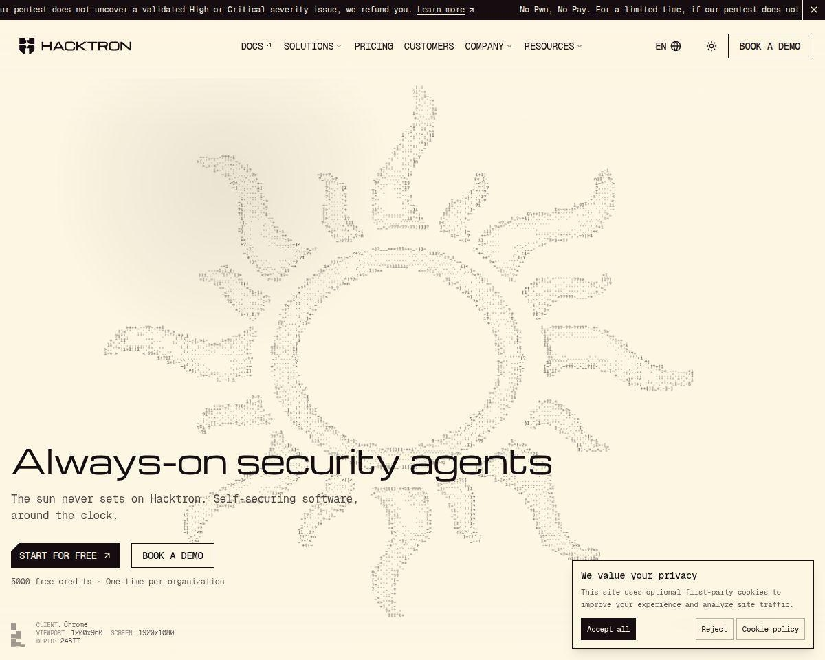 Hacktron Automations Screenshot
