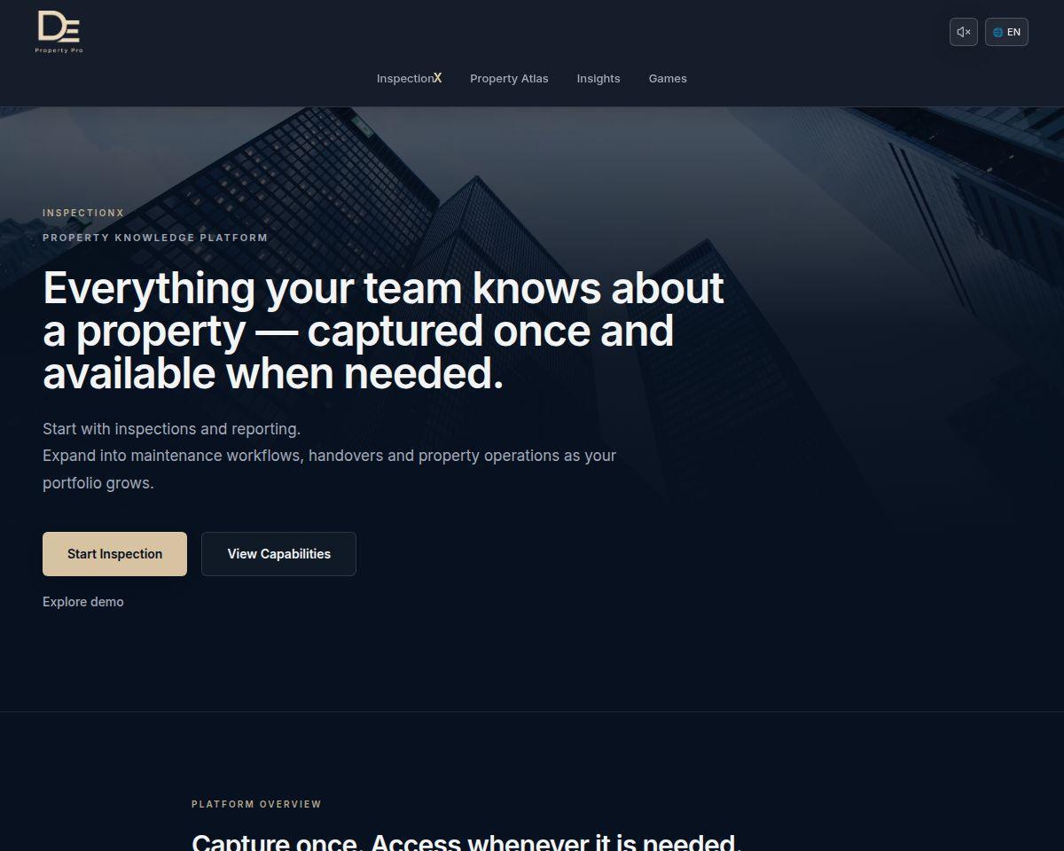 InspectionX Screenshot