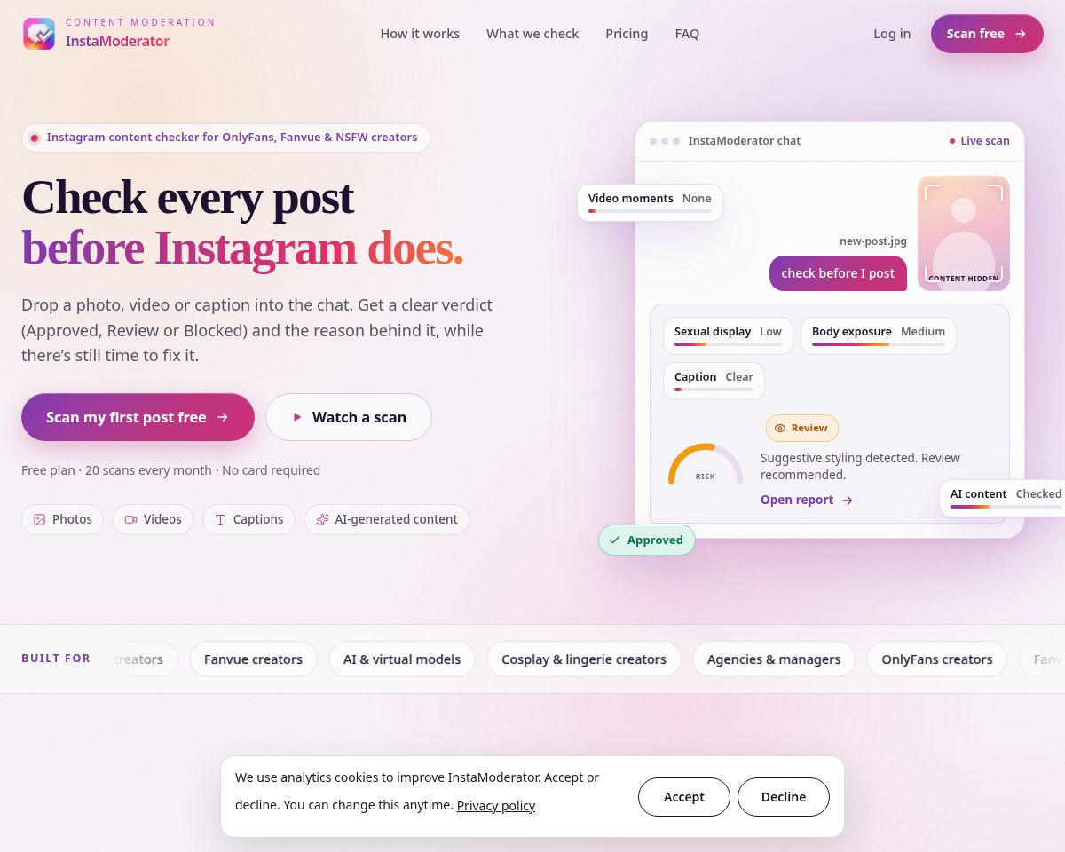 InstaModerator