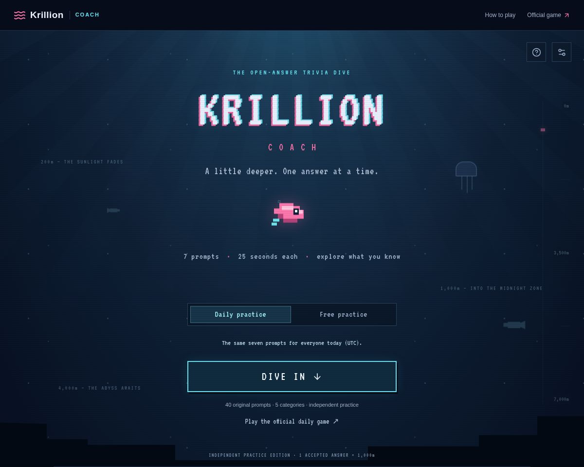 Krillion Coach