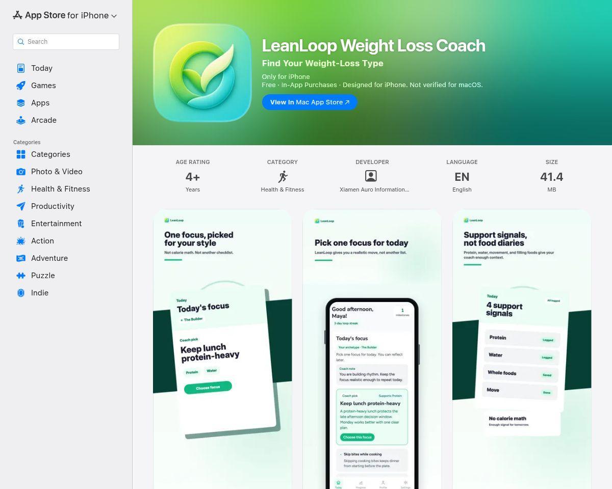 https://apps.apple.com/us/app/leanloop-weight-loss-coach/id6784587907