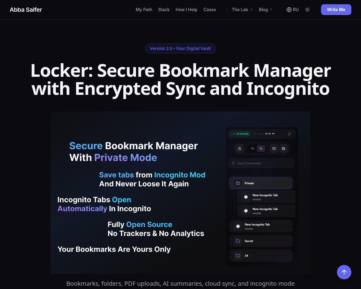 Locker — Better Incognito for Chrome